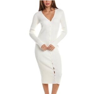 Ribbed midi dress